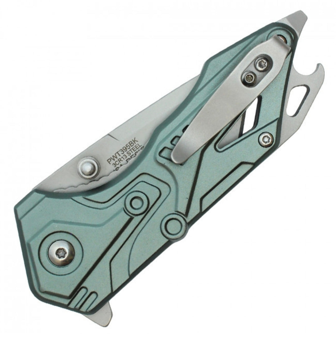 WAR tech 6.5" Black Pocket Knife