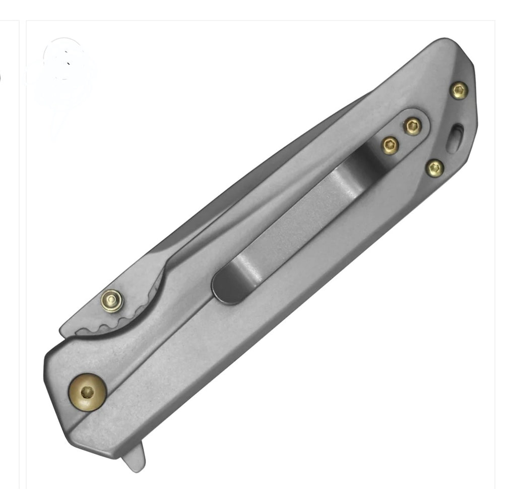 Wartech - 7.75" Stainless Steel | Ball Bearing Pocket Knife