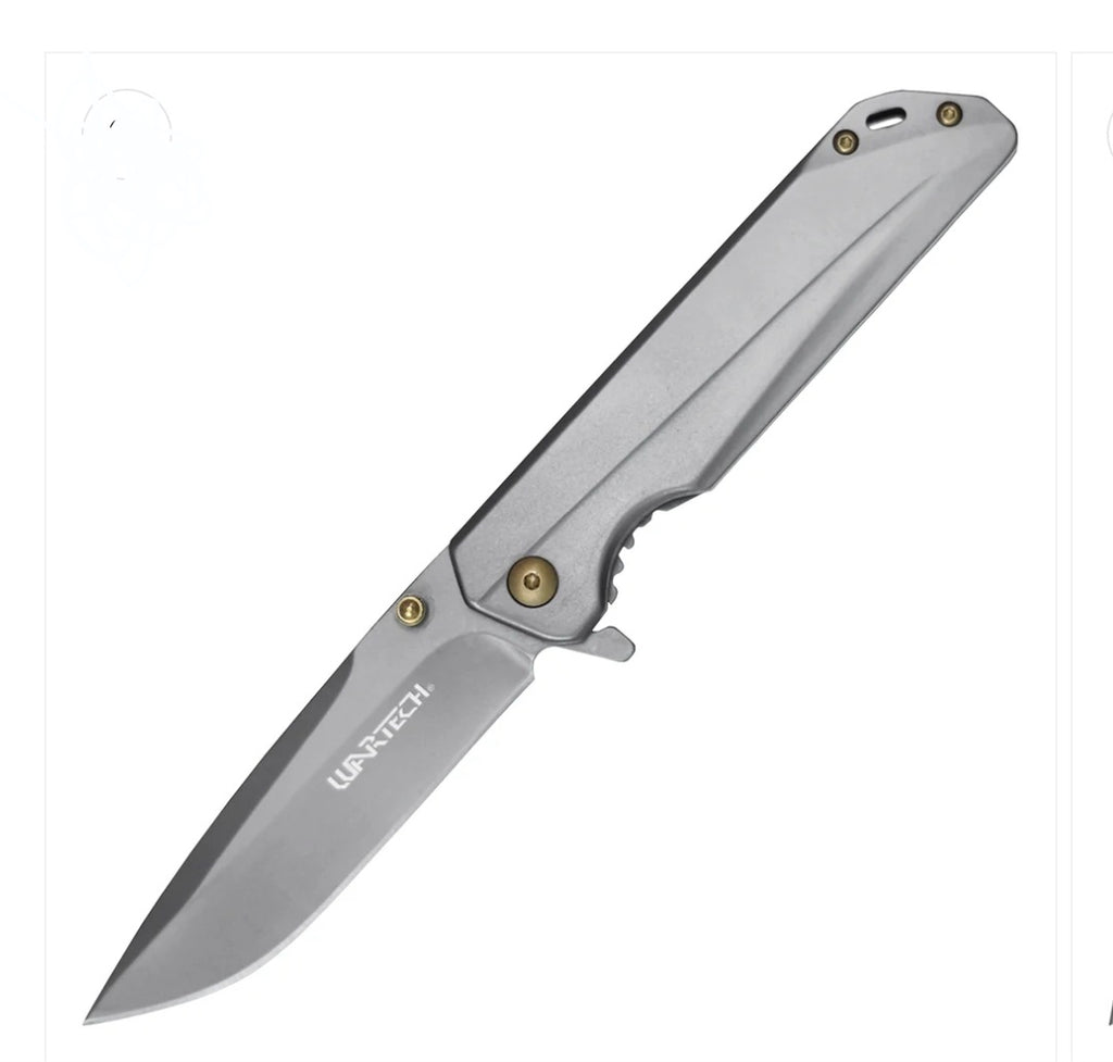 Wartech - 7.75" Stainless Steel | Ball Bearing Pocket Knife